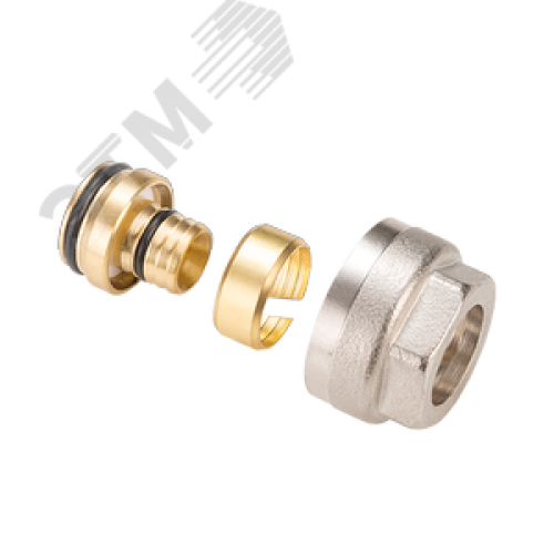 Фитинг обжимной (евроконус) 3/4'х16х2.0 для полиэтиленовой и металполимерной трубы