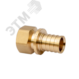 Переходник 25х1'ВР с внутренней резьбой, аксиальный, латунь
