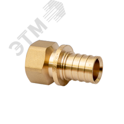 Переходник 25х1/2'ВР с внутренней резьбой, аксиальный, латунь