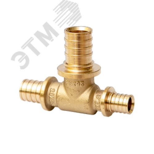 Тройник 32х25х25 переходной, аксиальный, латунь