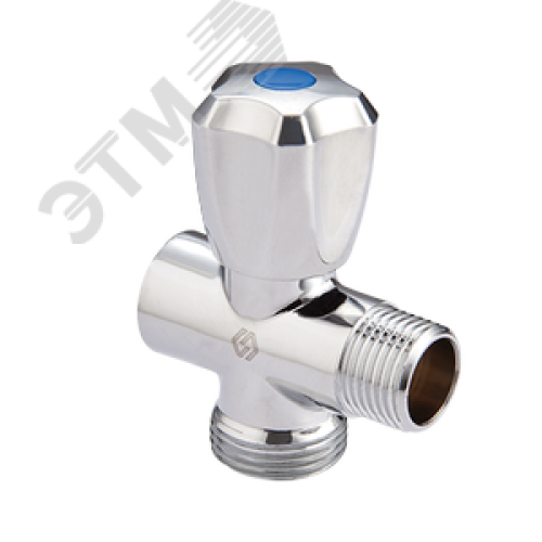 Вентиль-тройник для подключения сантехнических приборов 1/2'x3/4'x1/2' ВНН