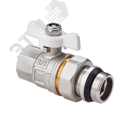 Кран шаровой со сгоном 1/2' ВН ручка бабочка