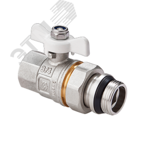 Кран шаровой со сгоном 1/2' ВН ручка бабочка