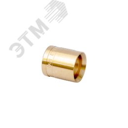 Гильза 16 аксиальная монтажная, латунная