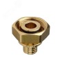 Переходник 16х3/4'ВР с накидной гайкой, под евроконус, аксиальный, латунь
