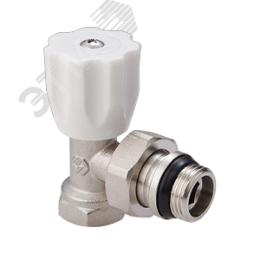 Вентиль ручной регулировки угловой 1/2' с самоуплотняющимся кольцом