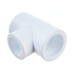 Тройник переходной 25х20х25 полипропиленовый PPR белый
