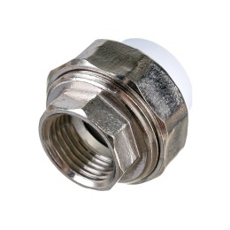 Муфта разъемная 25x3/4' ВР полипропиленовая PPR американка, белая