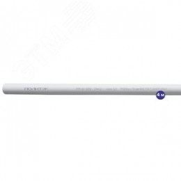 Труба полипропиленовая 25x4.2 SDR 6 PN 20 PPR белая, хлыст 4м