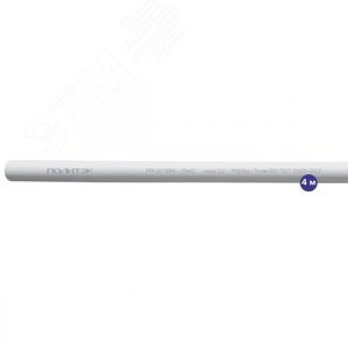 Труба полипропиленовая 25x4.2 SDR 6 PN 20 PPR белая, хлыст 4м