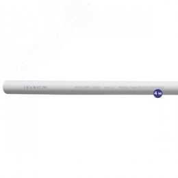 Труба полипропиленовая 32x5.4 SDR 6 PN 20 PPR белая, хлыст 4м