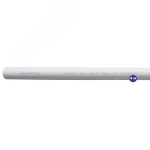 Труба полипропиленовая 40x3.7 SDR 11 PN 10 PPR белая, хлыст 4м