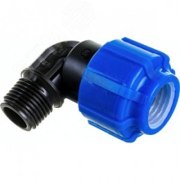 Отвод ПНД компрессионный НР 20x1/2'