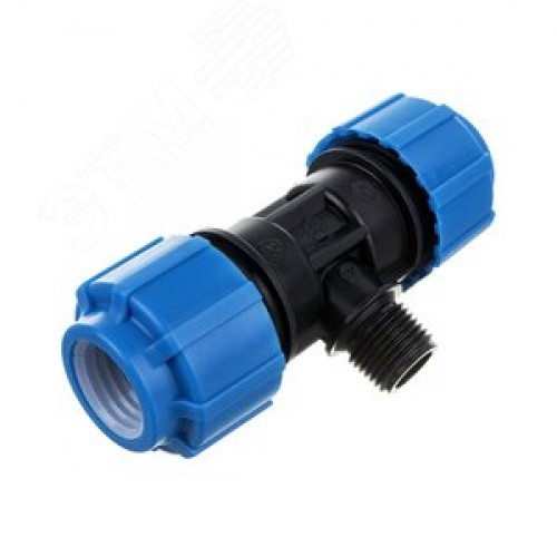 Тройник ПНД компрессионный НР 32x3/4'x32