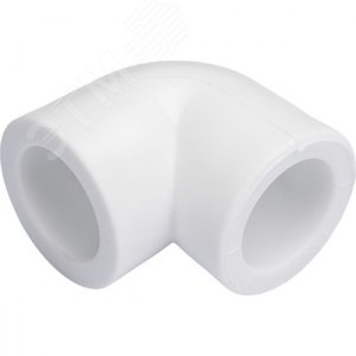 Угольник 32 мм 90 град., полипропиленовый PPR, белый