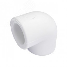 Угольник 25 мм 90 град., полипропиленовый PPR, белый