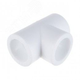 Тройник 32 мм полипропиленовый PPR белый
