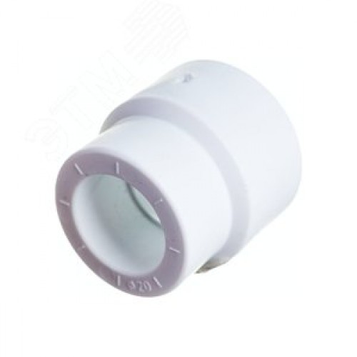 Муфта переходная 25x20 ВВ полипропиленовая PPR белая