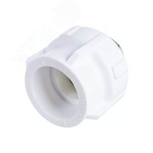 Муфта комбинированная 40x1 1/4' ВР под ключ полипропиленовая PPR белая
