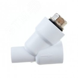 Фильтр сетчатый 20 ВН косой, полипропиленовый PPR белый