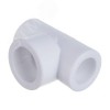 Тройник переходной 20х25х20 полипропиленовый PPR белый