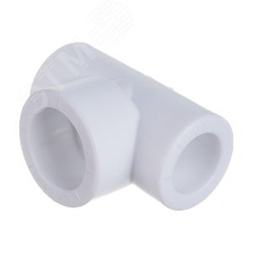 Тройник переходной 20х25х20 полипропиленовый PPR белый