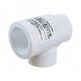 Тройник переходной 25х20х20 полипропиленовый PPR белый