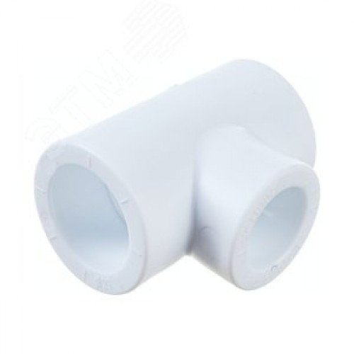 Тройник переходной 25х20х25 полипропиленовый PPR белый