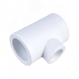 Тройник переходной 32х20х32 полипропиленовый PPR белый