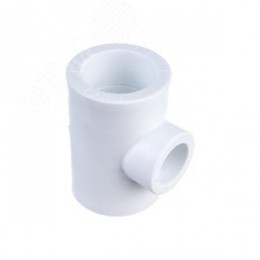 Тройник переходной 32х20х32 полипропиленовый PPR белый