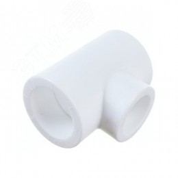 Тройник переходной 32х25х32 полипропиленовый PPR белый