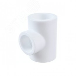 Тройник переходной 32х25х32 полипропиленовый PPR белый