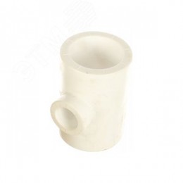 Тройник переходной 40х20х40 полипропиленовый PPR белый