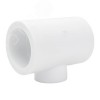 Тройник переходной 40х25х40 полипропиленовый PPR белый