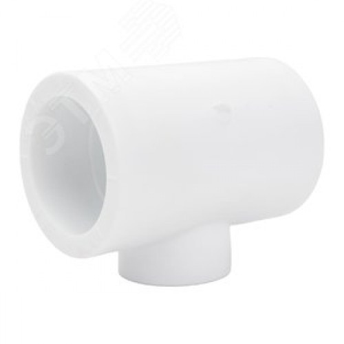 Тройник переходной 40х25х40 полипропиленовый PPR белый