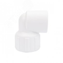 Угольник комбинированный 20x1/2' ВР переходной, полипропиленовый PPR, белый