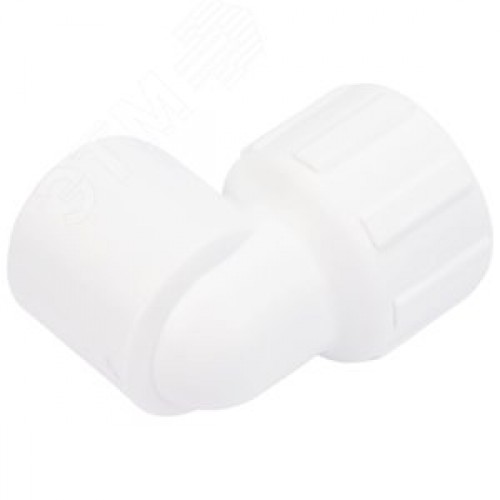 Угольник комбинированный 20x3/4' ВР переходной, полипропиленовый PPR, белый