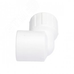 Угольник комбинированный 25x3/4' ВР переходной, полипропиленовый PPR, белый