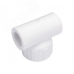Тройник комбинированный 32x1/2' ВР полипропиленовый PPR белый