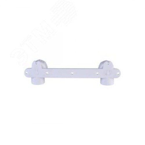 Планка монтажная 20x1/2' ВР для смесителя, с водорозетками, полипропиленовая PPR белая