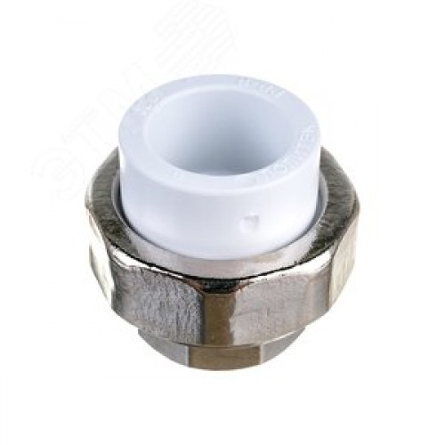Муфта разъемная 20x3/4' ВР полипропиленовая PPR американка, белая