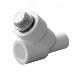 Фильтр сетчатый 20 ВН косой, полипропиленовый PPR белый