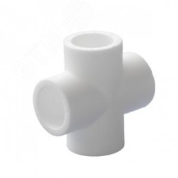 Крестовина 20 полипропиленовая PPR белая