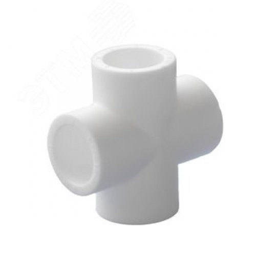Крестовина 20 полипропиленовая PPR белая