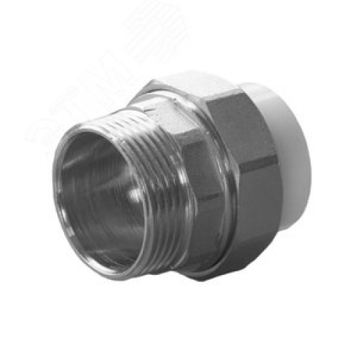 Муфта разъемная 32x1 1/4' НР полипропиленовая PPR американка, белая