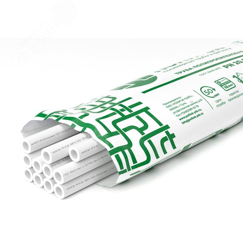 Труба полипропиленовая 25x4.2 SDR 6 PN 20 PPR белая, хлыст 4м