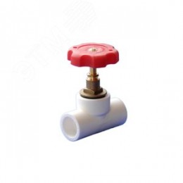 Вентиль 20 полипропиленовый PPR белый