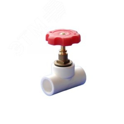 Вентиль 20 полипропиленовый PPR белый