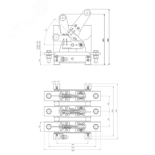 Разъединитель РЕ 19-41-31160 1000А (УХЛ3)