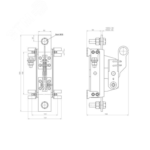 Разъединитель РЕ 19-43-11160 1600А (УХЛ3)